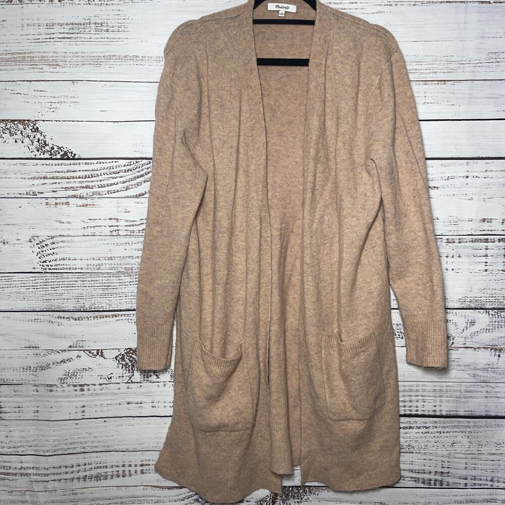 Madewell Alpaca Merino Wool Soft Knit Natural Cardigan Size Pink Small